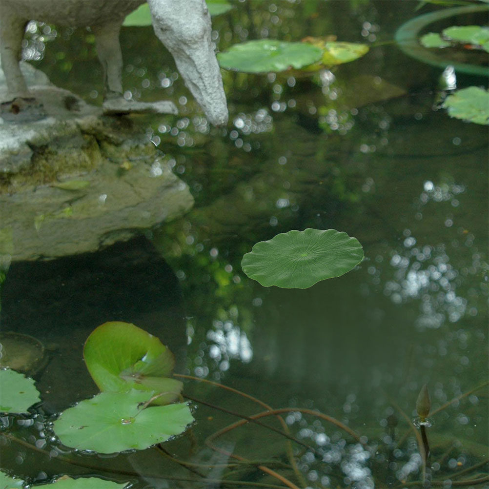 Aquarium Planted Fish - 15Pcs Artificial Lily Pads Realistic Floating