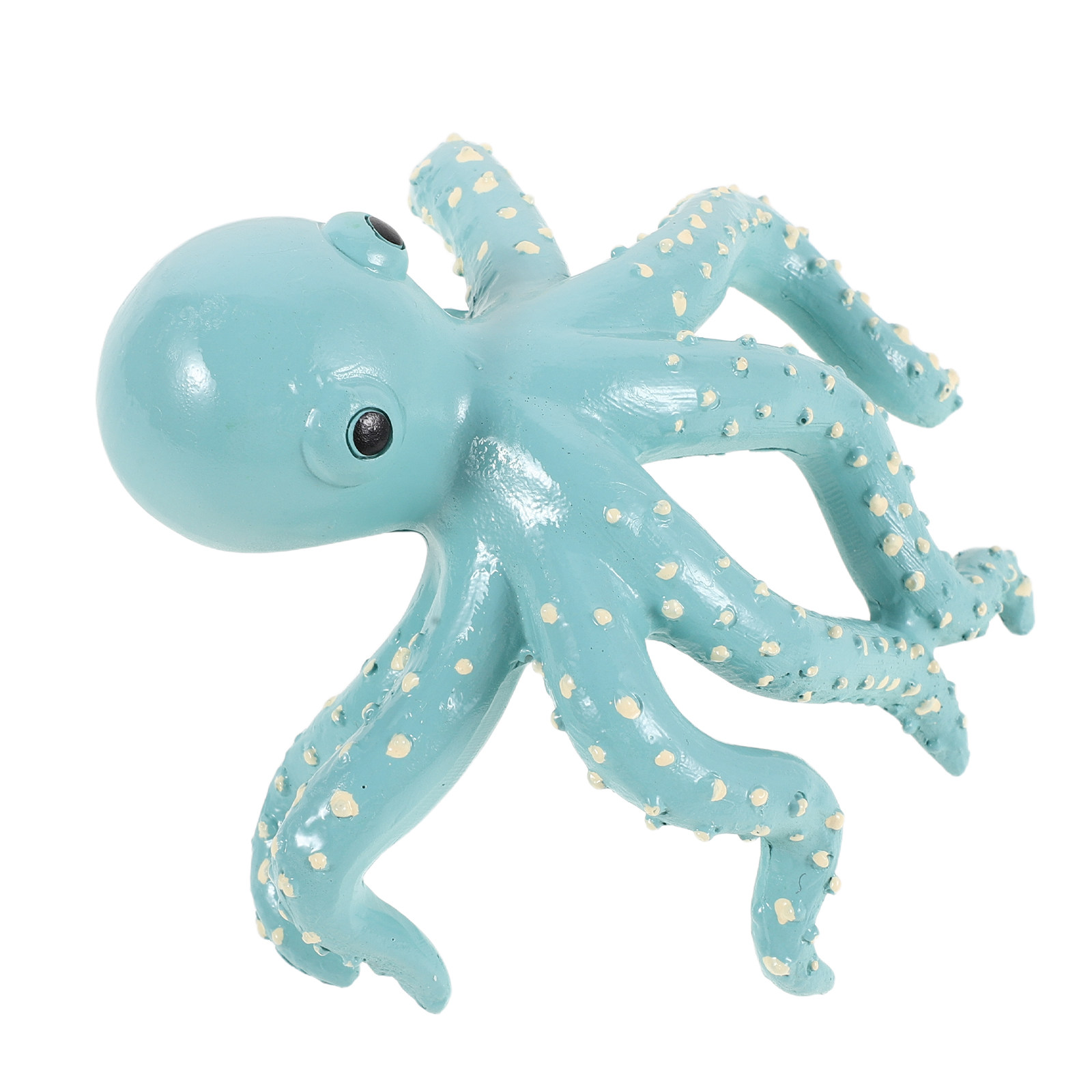 Aquarium Plant Octopus - Climbing Octopus Sculpture Resin Miniature Flexible