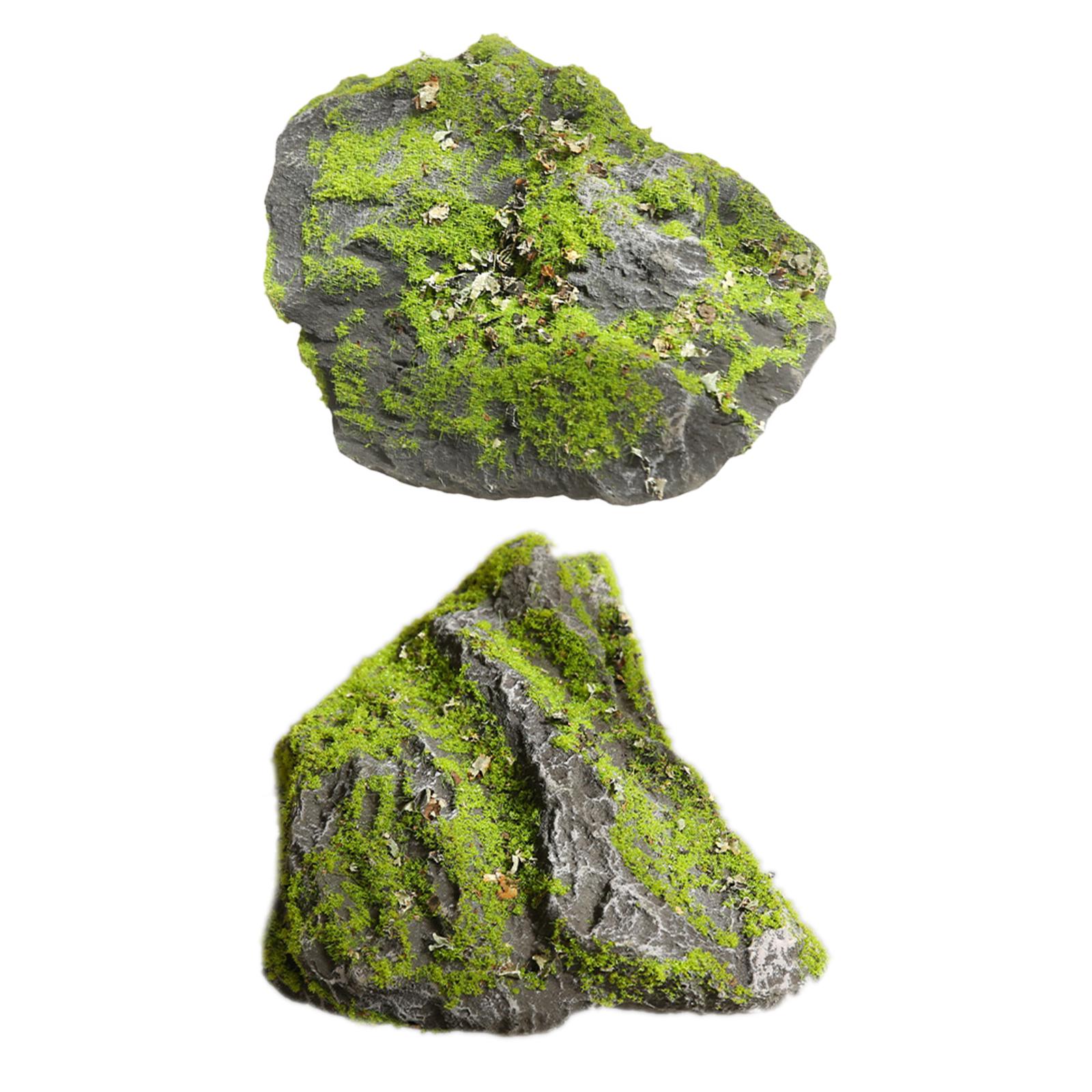 Fake Moss Stone Realistic Gree - Planted Aquarium Moss review and price