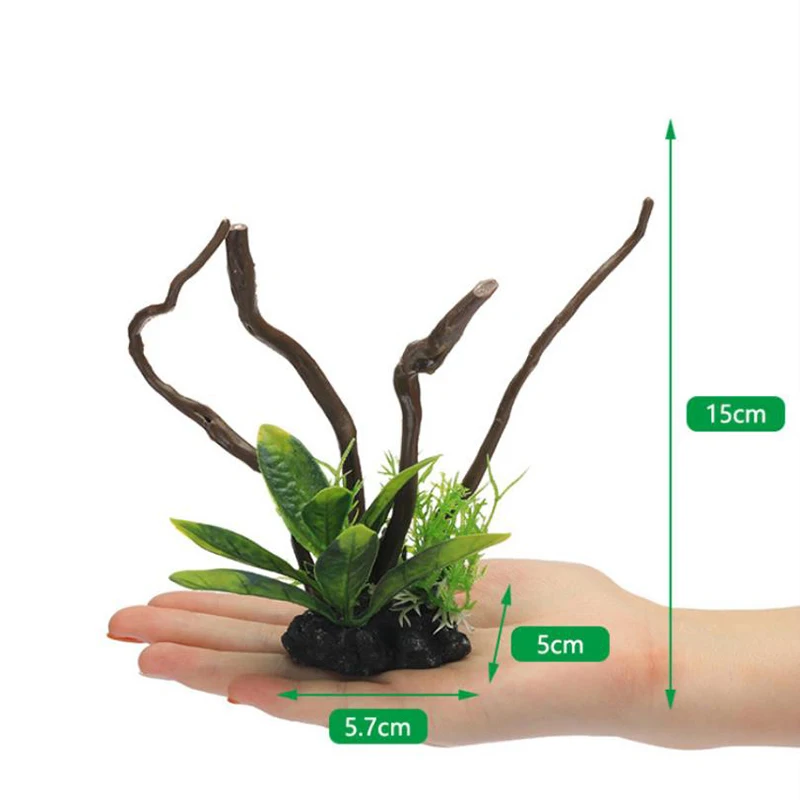 Simulated Fish Aquarium Decora - Aquarium Planted Wood review and price