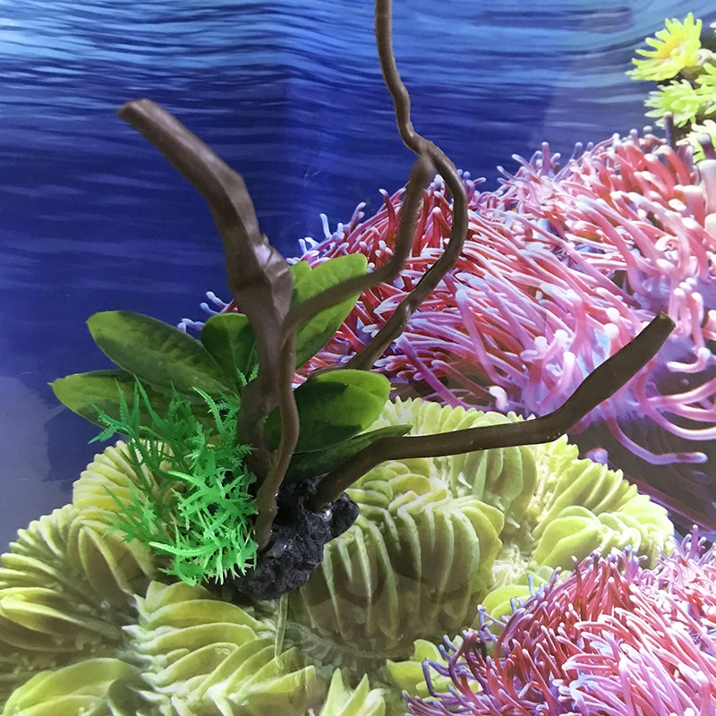 Simulated Fish Aquarium Decora - Aquarium Planted Wood review and price