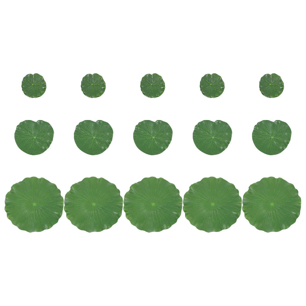 15Pcs Artificial Lily Pads Rea - Aquarium Planted Fish review and price