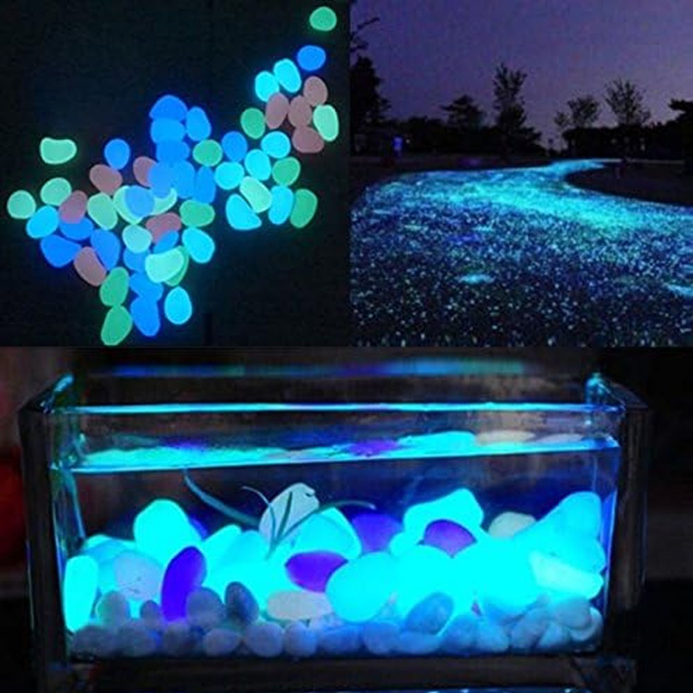 Fish Tank Rocks Glow Blue Pebb - Aquarium Plant Nursery review and price