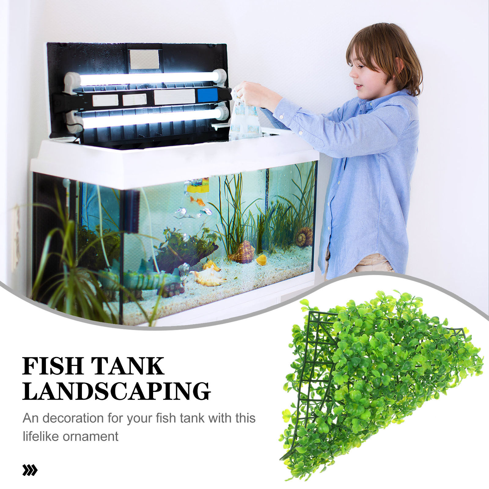 Fake Fish Tank Grass Realistic - Aquarium Planted Fish review and price