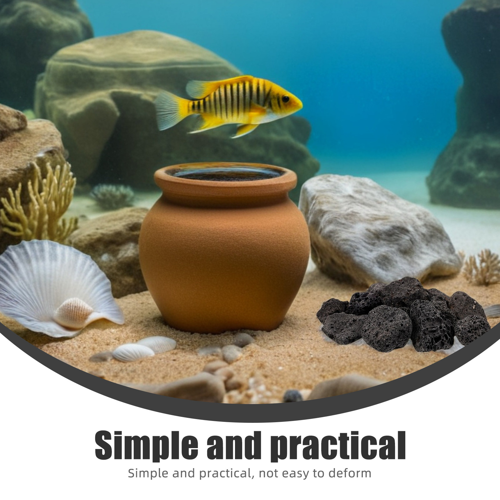 1Pack Natural Volcanic Stones  - Aquarium Planted Fish review and price